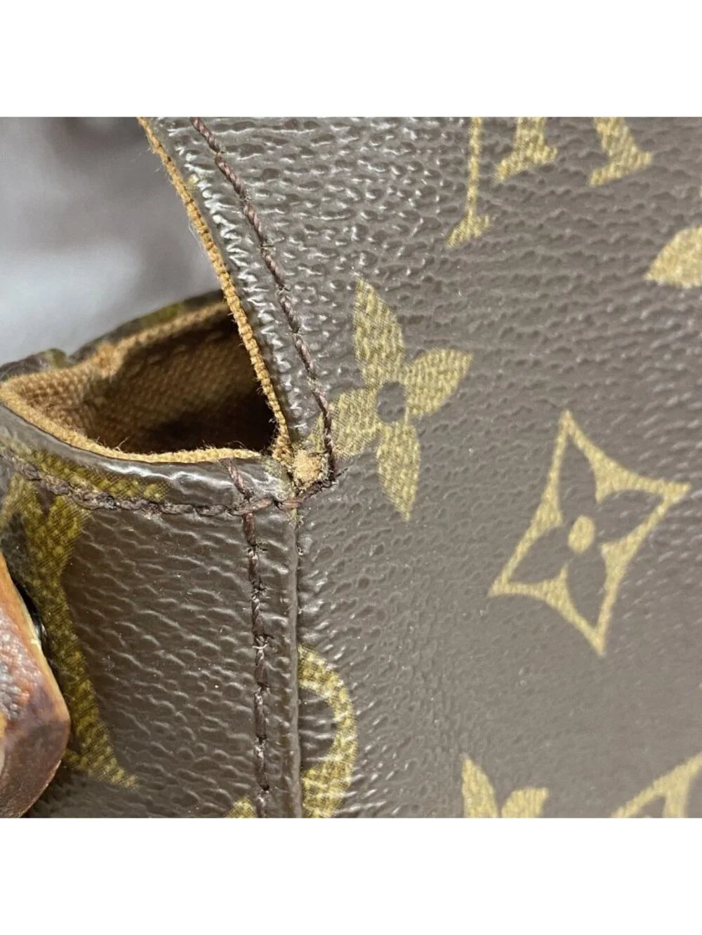 Louis Vuitton Shoulder Bag Monogram Mini Looping Brown